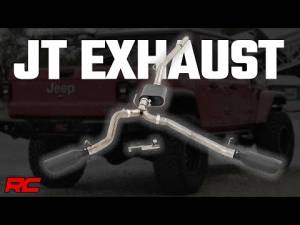 Rough Country - Performance Cat-Back Exhaust 3.6L Jeep Gladiator JT 4WD (20-22) Rough Country - Image 2