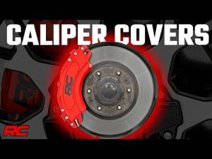 Rough Country - Caliper Cover Red Electric Parking Brakes 18-Up Ford Expedition F-150 Rough Country - Image 2