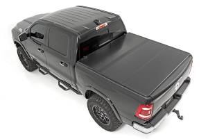 Rough Country - Hard Folding Bed Cover 5.5 Ft Bed Ram 1500 2WD/4WD (10-23 and Classic) Rough Country - Image 3