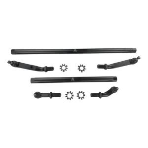 Apex Chassis Heavy Duty Tie Rod and Drag Link Assembly Fits: 03-13 RAM 2500/3500 Includes Complete Tie Rod and Drag Link Assemblies. Note requires stabilizer clamp. 03-08 requires PA115 Pitman Arm