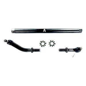 Apex Chassis Heavy Duty 2.5 Ton No Flip Drag Link Assembly in Steel Fits: 19-22 Jeep Gladiator JT 18-22 Jeep Wrangler JL/JLU Rubicon Mohave Sahara Sport. Note: This NO-FLIP kit fits Dana 44 & Dana 30 axles with a lift of 4.5 inches or less