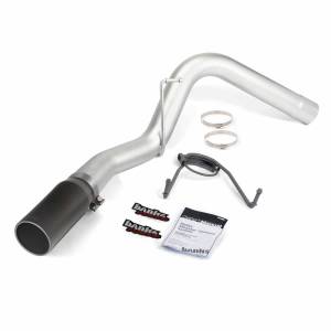 Monster Exhaust System Single Exit Black Tip 07-13 Dodge/Ram 6.7L SCLB-MCSB Banks Power