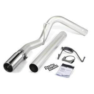 Monster Exhaust System Single Exit Chrome Tip 07-13 Dodge/Ram 6.7L SCLB-MCSB Banks Power