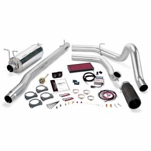 Stinger Bundle Power System W/Single Exit Exhaust Black Tip 99 Ford 7.3L F250/F350 Manual Transmission Banks Power