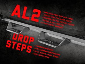 Rough Country - Toyota Cab-Length AL2 Drop Steps 07-20 Tundra Crew Cab Rough Country - Image 3