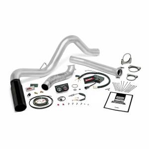 Stinger Bundle Power System W/Single Exit Exhaust Black Tip 95.5-97 Ford 7.3L Automatic Transmission Banks Power