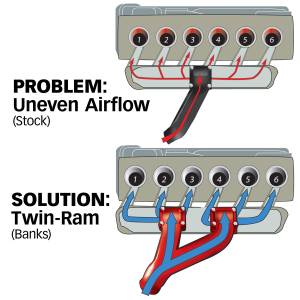 Banks Power - Twin-Ram Intake Manifold System 94-98 Dodge 5.9L Non-EGR Banks Power - Image 5