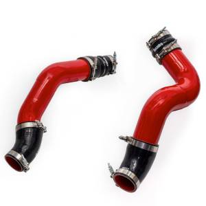 Boost Tube Upgrade Kit Fits 19-24 Ram 2500/3500 6.7L Cummins Red Powdercoat Banks Power