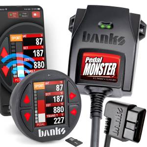 PedalMonster Throttle Sensitivity Booster Standalone and iDash Kits for many Cadillac, Chevy/GMC, Chrysler, Dodge, Jeep, Nissan
