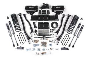 4 Inch Lift Kit w/ 4-Link Ram 3500 19-23 4WD Diesel 8 Bolt Fox 2.0 Performance Shocks