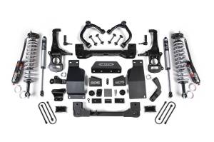2025 Silverado/Sierra 1500 4WD 4 Inch Suspension Lift Kit 3.0 Diesel / 2.7 Gas 3 Inch Rear Block -Fox 2.5 PES C/O Front Fox 2.0 PS Rear BDS Suspension