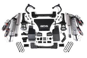 2025 Silverado/Sierra 1500 4WD 4 Inch Suspension Lift Kit V8 Gas 3 Inch Rear Block -Fox 2.5 PES C/O Front Fox 2.5 PES Rear BDS Suspension