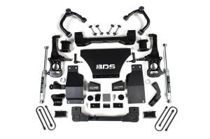 2025 Silverado/Sierra 1500 4WD 4 Inch Suspension Lift Kit V8 Gas 3 Inch Rear Block Spacer Front NX2 Rearr BDS Suspension