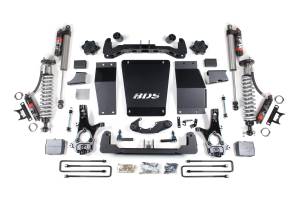 6 Inch Lift Kit FOX 2.5 Performance Elite Block Lift Coil-Over Aluminum/Stamped Steel 14-18 Silverado/Sierra 1500 4WD BDS Suspension