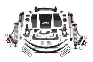 6 Inch Lift Kit FOX 2.5 Performance Elite Leaf Springs Coil-Over Cast Steel 14-18 Silverado/Sierra 1500 4WD BDS Suspension
