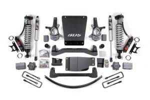 6 Inch Lift Kit FOX Performance Elite Block Kit and Add A Leaf Coil-Over 07-13 Silverado/Sierra 1500 4WD BDS Supsension