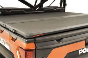 Rough Country - Polaris Hard Folding Bed Cover w/Tailgate Lock 18-20 Ranger 1000XP Rough Country - Image 2