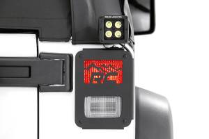 Rough Country - Jeep Tail Light Covers Mountains 07-18 Wrangler JK Rough Country - Image 1