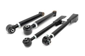 Rough Country - Jeep Adjustable Control Arms Front Set 84-01 Cherokee XJ 86-92 Comanche MJ 93-98 Grand Cherokee ZJ 97-06 Wrangler TJ Rough Country - Image 1