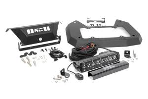 Rough Country - Jeep Spare Tire Delete Kit w/8 Inch Chrome Series LED 18-20 Wrangler JL Rough Country - Image 1