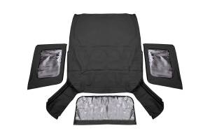 Jeep Replacement Soft Top Black 07-09 JK Wrangler 2 Door Rough Country