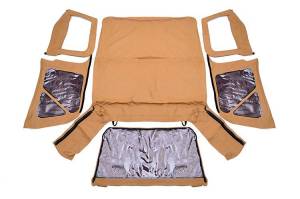 Jeep Replacement Soft Top Spice 97-06 TJ Wrangler Half Steel Doors Rough Country