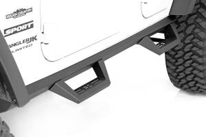 Rough Country - Jeep Contoured Drop Steps 07-18 Wrangler JK Unlimited 4 Door Rough Country - Image 1