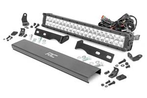 Jeep 20 Inch LED Bumper Kit Chrome Series w/Cool White DRL 11-20 WK2 Grand Cherokee Rough Country