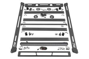 Rough Country - Jeep Roof Rack System w/Black-Series LED Lights 07-18 Wrangler JK Rough Country - Image 1
