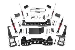 4 Inch Suspension Lift Kit Lifted N3 Struts 09-10 F-150 4WD Rough Country