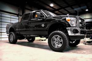 Rough Country - 6 Inch Ford 4-Link Suspension Lift Kit Vertex Reservoir Shocks 11-14 F-250 4WD Overloads Rough Country - Image 2