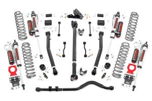 Rough Country - 3.5 Inch Jeep Suspension Lift Kit Vertex Reservoir Stage 2 Coils & Adj. Control Arms 18-20 Wrangler JL Rough Country - Image 1