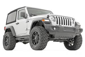 Rough Country - 3.5 Inch Jeep Suspension Lift Kit V2 Shocks Stage 2 Coils & Control Arm Drop 18-20 Wrangler JL-2 Door Rough Country - Image 3