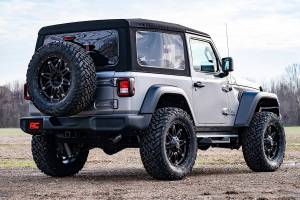 Rough Country - 3.5 Inch Jeep Suspension Lift Kit V2 Shocks Stage 2 Coils & Control Arm Drop 18-20 Wrangler JL-2 Door Rough Country - Image 4