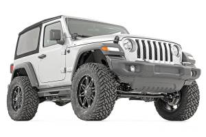 Rough Country - 3.5 Inch Jeep Suspension Lift Kit Vertex Reservoir Stage 2 Coils & Adj. Control Arms 18-20 Wrangler JL Rubicon-2 Door Rough Country - Image 3