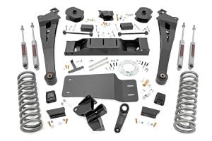 5 Inch Suspension Lift Kit Coil Springs Radius Arms 19-Up RAM 2500 4WD Diesel Rough Country