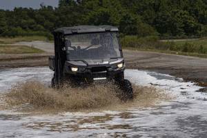 Rough Country - Can-Am Defender 12 Inch Recessed Bumper LED Kit Black Series 16-20 Defender Rough Country - Image 3
