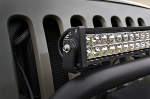 Jeep 20 Inch LED Light Bar Bumper Hoop Mounts JK/XJ Rough Country