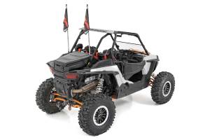Rough Country - Polaris LED Whip Light Roll Cage Mounting Kit w/ LED Light Whips RZR 1000XP Turbo Rough Country - Image 3
