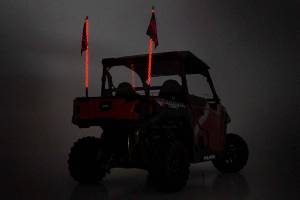 Rough Country - Polaris LED Whip Light Bed Mounting System 17-20 General/14-20 Ranger Rough Country - Image 5