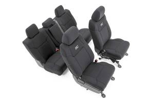 Rough Country - Toyota Neoprene Front and Rear Seat Covers 14-20 Tundra Crew Cab Rough Country - Image 1