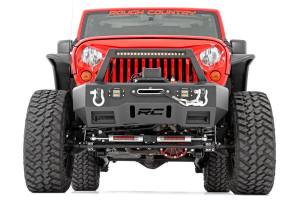 Rough Country - 4.0 Inch Jeep Long Arm Suspension Lift Kit w/ Vertex Adjustable Reservoir Shocks 07-11 Wrangler JK 4-door Rough Country - Image 3