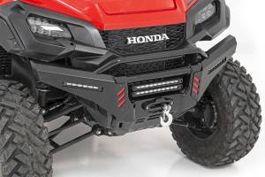 Rough Country - Honda Front Bumper Panels w/ 6.0 Inch LED Light Bars 16-20 Pioneer 1000 w/ Factory Stinger Rough Country - Image 4