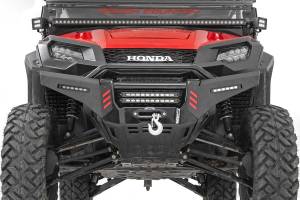 Rough Country - Honda Front Bumper Panels w/ 6.0 Inch LED Light Bars 16-20 Pioneer 1000 w/ Factory Stinger Rough Country - Image 5