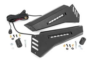 Rough Country - Polaris Front Bumper Panels w/ 6.0 Inch LED Light Bars (13-19 Ranger) Rough Country - Image 2