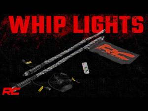 Rough Country - Honda LED Whip Light Bed Mount Kit w/LED Whip Lights For 19-21 Talon Rough Country - Image 2