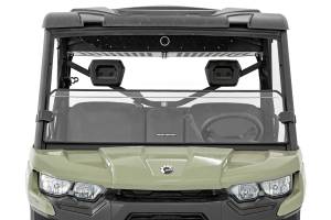 Rough Country - Can-Am Half Windshield 16-21 Can-Am Defender 4WD Rough Country - Image 5
