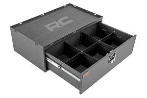 Rough Country - Jeep Metal Storage Box w/Slide Out Lockable Drawer 18-21 Jeep Wrangler JL Rough Country - Image 3