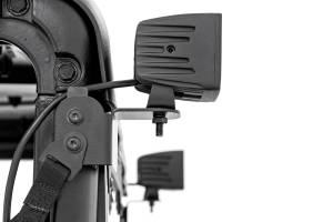Rough Country - Polaris Rear Facing 2-Inch Flood Black Series LED Kit 19-21 Polaris Ranger Rough Country - Image 4