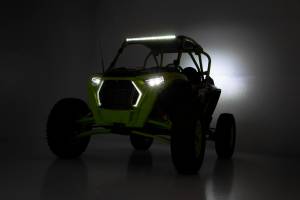 Rough Country - Polaris Front-Facing 30-inch Curved LED Kit 19-21 Polaris RZR Turbo S Rough Country - Image 4